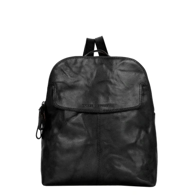 Afbeelding van Leather Backpack Jessicca Black