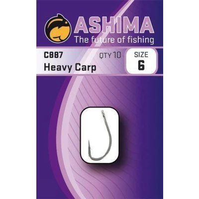 Afbeelding van Ashima Heavy Carp Barbed C887 (10 pcs) Maat : haak 8