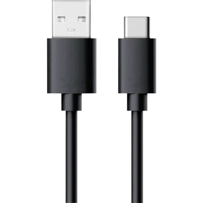 Afbeelding van RealPower USB kabel 2.0 A stekker, C stekker 60.00 cm Zwart