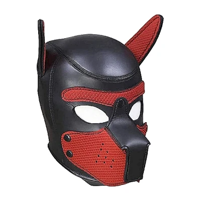 Afbeelding van Neopreen Masker Puppy Play Rood