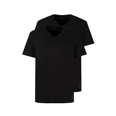 Afbeelding van Tom Tailor shirt Zwart Xl