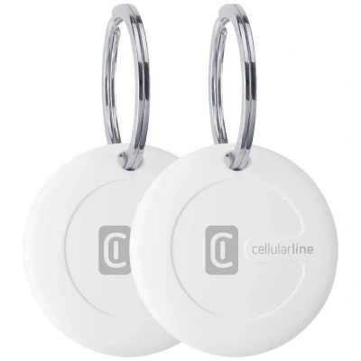 Afbeelding van Cellularline Tracy Duo Bluetooth tracker Wit