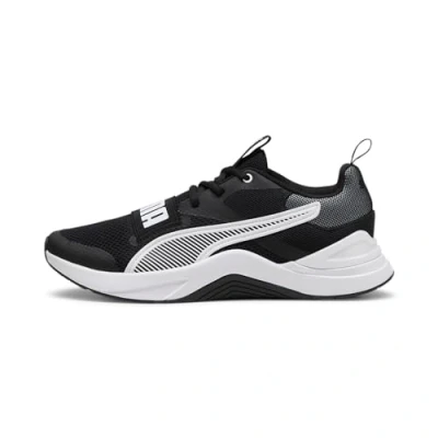 Afbeelding van Puma Prospect Unisex Trainingsschoen, Maat: 43, Black/white Textiel/ synthetisch