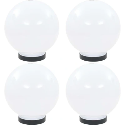 Afbeelding van LED bollampen 4 st rond 20 cm PMMA