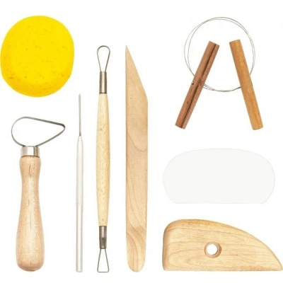 Afbeelding van Boetseergereedschap Set 8 Dlg.
