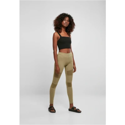 Afbeelding van Urban Classics Curvy TECH Legging, Dames, Maat: Large, Khaki