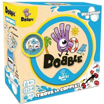 Afbeelding van Asmodee Dobble 8247 kaartspel voor het hele gezin, Italiaanse editie