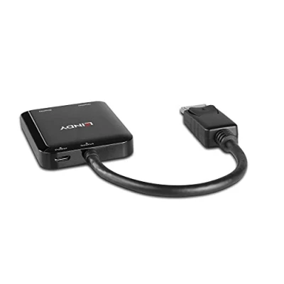 Afbeelding van LINDY 38430 DisplayPort splitter 2 poorten Zwart