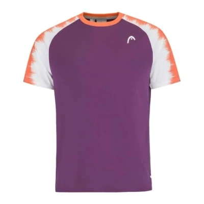 Afbeelding van Head Racket Topspin T shirt Met Korte Mouwen Paars XL Man