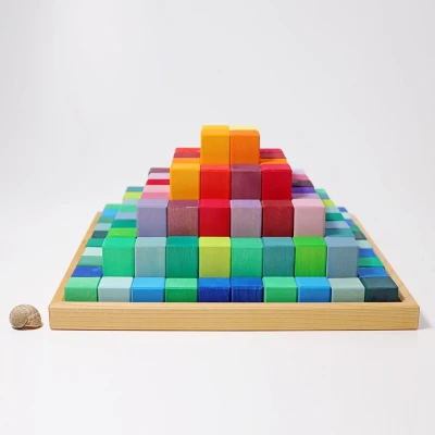 Afbeelding van Grimm&#039;s Bouwset grote trap piramide