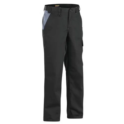 Image de Pantalon Industrie 1404 Noir/gris Coton croisé/polyester Blaklader