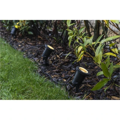 Afbeelding van SLV 227410 Nautilus Spike Tuinschijnwerper LED, Spaarlamp, Halogeen GU10 11 W Zwart