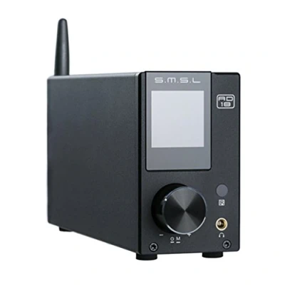 Afbeelding van SMSL AD18 HiFi Stereo Audio versterker met Bluetooth 4.2 Ondersteunt Apt X, USB DSP Full Digital 2.1 Luidsprekerversterker, kleine 80 W x 2 klasse D subwooferuitgang