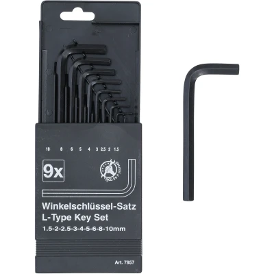Afbeelding van BGS Stiftsleutelset inbus 1,5 10 mm 9 delig