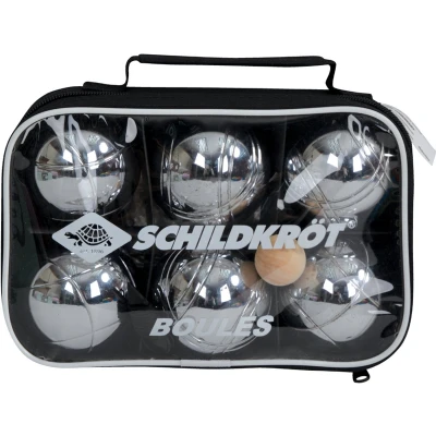 Afbeelding van Schildkrot Funsport Petanquebalset Zilver en Zwart 4000885700084