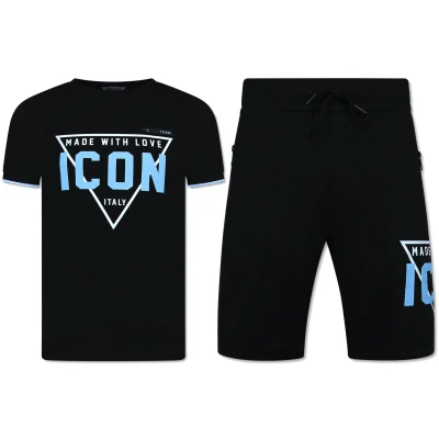 Afbeelding van Zomerset Heren ICON Twinset Combisets 11818 Zwart/ Blauw