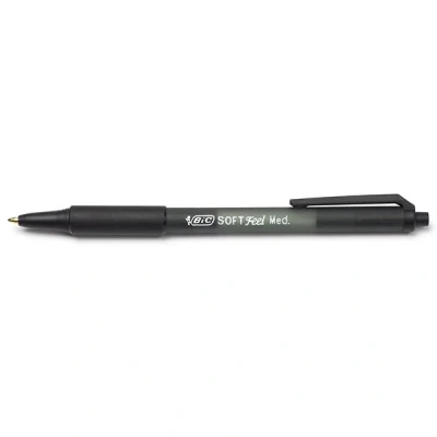 Image de Stylo Bille Bic Soft Feel Clic Grip noir