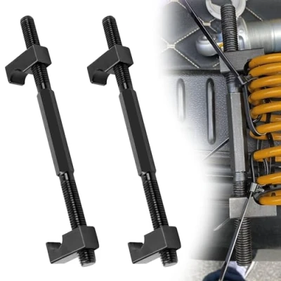 Afbeelding van momgyaamz Veercompressoren voor motorfiets, speciaal gereedschap veerspanner, tuning, remverlaging, spoel en veerpoot, 225 mm veercompressor,