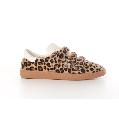 Afbeelding van Bronx Bobbie Sneakers laag, Dames, Maat: 40, Brown/oatmilk/black Schoenen