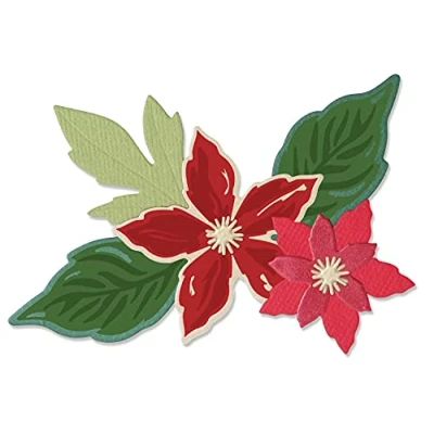 Afbeelding van Sizzix Framelits Die Set 6PK w/Stamps Seasonal Flowers 665331 Lisa Jones (07 21)