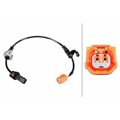 Afbeelding van HELLA 6PU 358 217 501 ABS Sensor Met verbindingsstuk Geluidsensor 2 468 HONDA: Accord 7 Limousine