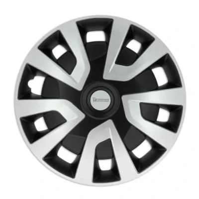 Image de 4 enjoliveurs michelin nvs utilitaire / camping car noir poli 15 pouces
