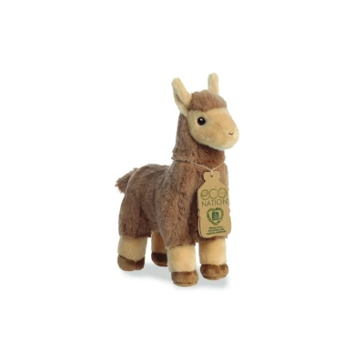 Afbeelding van Eco Nation Pluchen Knuffel Lama 28 cm