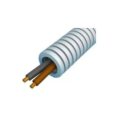 Afbeelding van Preflex flexibele buis 5/8 (16mm) met 1x2,5 mm2 + 1x1,5 VD draad, rol 100 meter