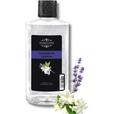 Afbeelding van Scentchips® Lavendel en Jasmijn Geurolie Voor Aromadiffuser Oliebrander Etherische Olie Essentiele Olien 475ml