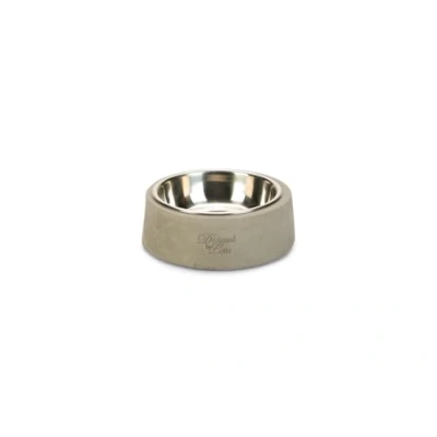 Afbeelding van Designed by Lotte Riboco Kattenvoerbak Beton 12,5cm