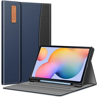 Afbeelding van Fintie Beschermhoes voor Samsung Galaxy Tab S6 Lite 10,4 inch 2024/2022/2020, tablet met meerdere hoeken, S penhouder en documentenvak, automatische slaap/wake functie,