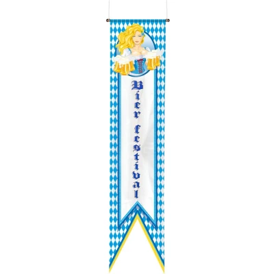Afbeelding van Folat Oktoberfest Banier Bierpullen 40x180cm