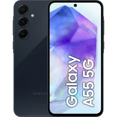 Afbeelding van Samsung Galaxy A55 5G 128GB Donkerblauw Los Toestel Simlockvrij 2 Jaar Garantie Geen Verzendkosten &amp; Morgen In Huis Mobiele Telefoon