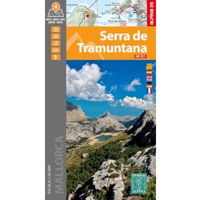 Afbeelding van Serra de Tramuntana Mallorca 4 maps