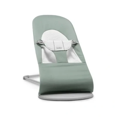 Afbeelding van BabyBjorn Wipstoel Balance Soft Cotton Salie/Grijs