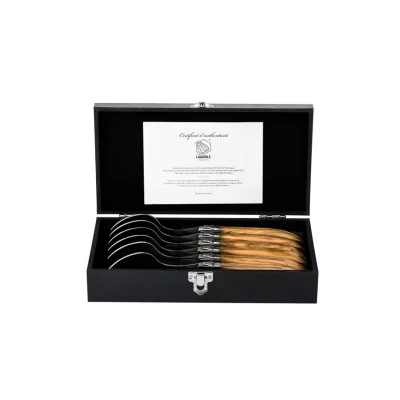 Afbeelding van Laguiole Style de Vie Lepels Olijfhout &#039;Luxury Line&#039;