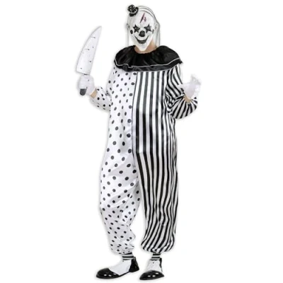 Afbeelding van Killer Pierrot kostuum Maatkeuze: Maat L