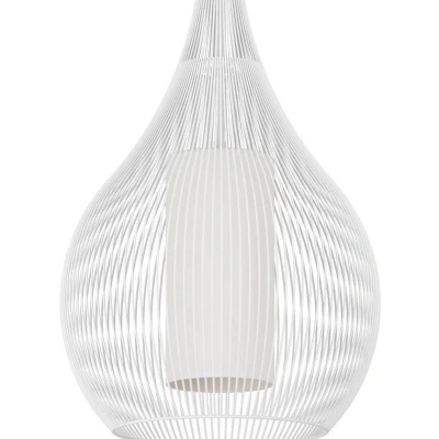 Afbeelding van EGLO Razoni 1 Hanglamp E27 Ø 42,5 cm Wit Staal/Glas