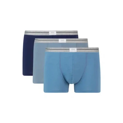 Afbeelding van Dim Boxershorts voor heren, ultra resistent, katoen, stretch, duurzaam, 3 stuks, Jeansblauw/muisgrijs/denimblauw
