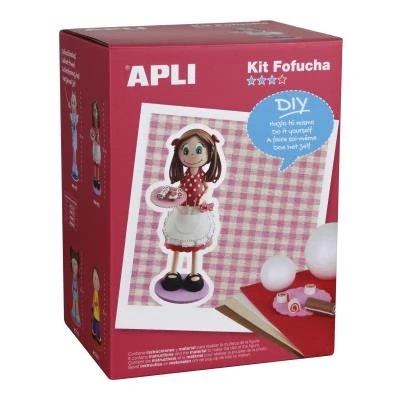 Image de Kit mousse thermoformable Poupée Fofuchas Patissière APLI AGIPA