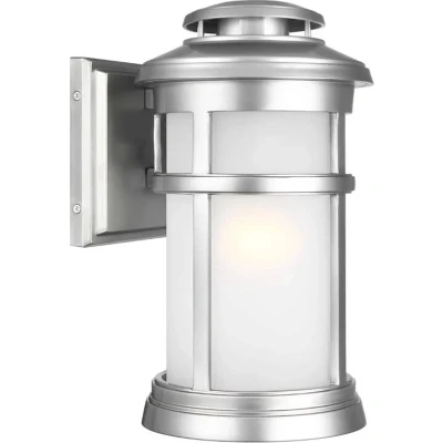 Afbeelding van Landelijke Wandlamp Steady Lighting Kunststof Landelijk E27 L: 22.6cm Voor Buiten Woonkamer Eetkamer Zilver