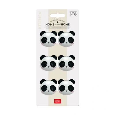Image de BAG CLIP PANDA 6 PCS