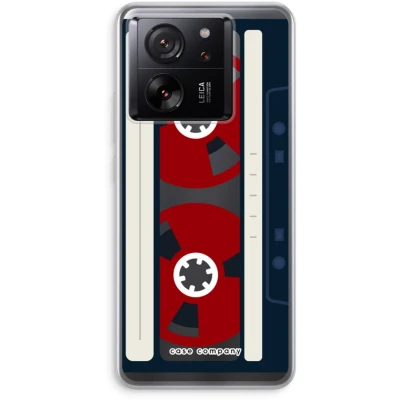 Afbeelding van Case Company® hoesje geschikt voor Xiaomi 13T Here&#039;s your tape Soft Cover Telefoonhoesje Bescherming aan alle Kanten en Schermrand