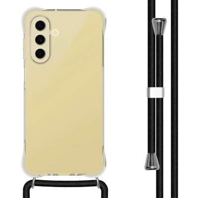 Afbeelding van imoshion Hoesje Geschikt voor Samsung Galaxy A26 Backcover met koord Zwart