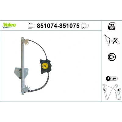 Afbeelding van Valeo Raammechanisme 851074