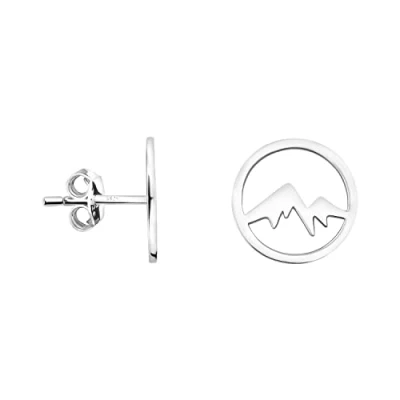 Afbeelding van Sofia Milani Mountain Oorbellen, Dames, Maat: One Size, Silver