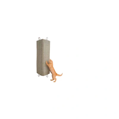 Afbeelding van Adori Krabplank Hoek Beige Krabpalen 28x52 cm