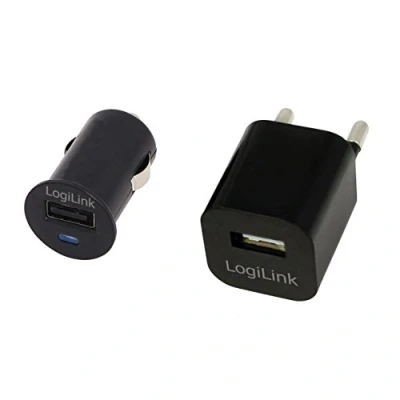 Afbeelding van LogiLink PA0076 USB oplader Binnen, Auto, Thuis Uitgangsstroom (max.) 1500 mA Aantal uitgangen: 1 x A