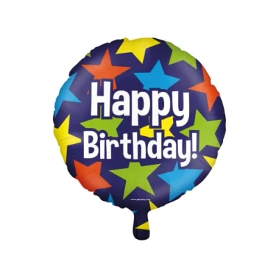Afbeelding van Happy Birthday Cartoon Folie Ballon 46cm