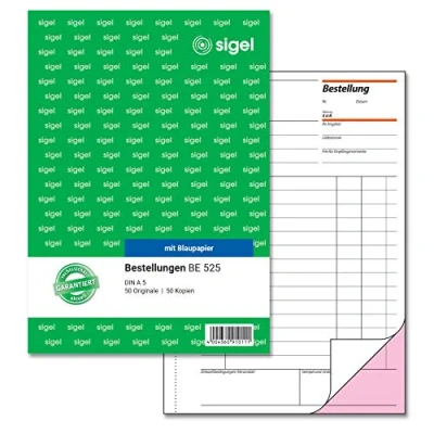 Afbeelding van Sigel, Formulier, Bestelformulier boek BE525